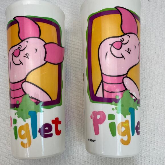 Vintage Tupperware Winnie the Pooh & Tigger and Pooh & Piglet Tumblers - Picture 5 of 10